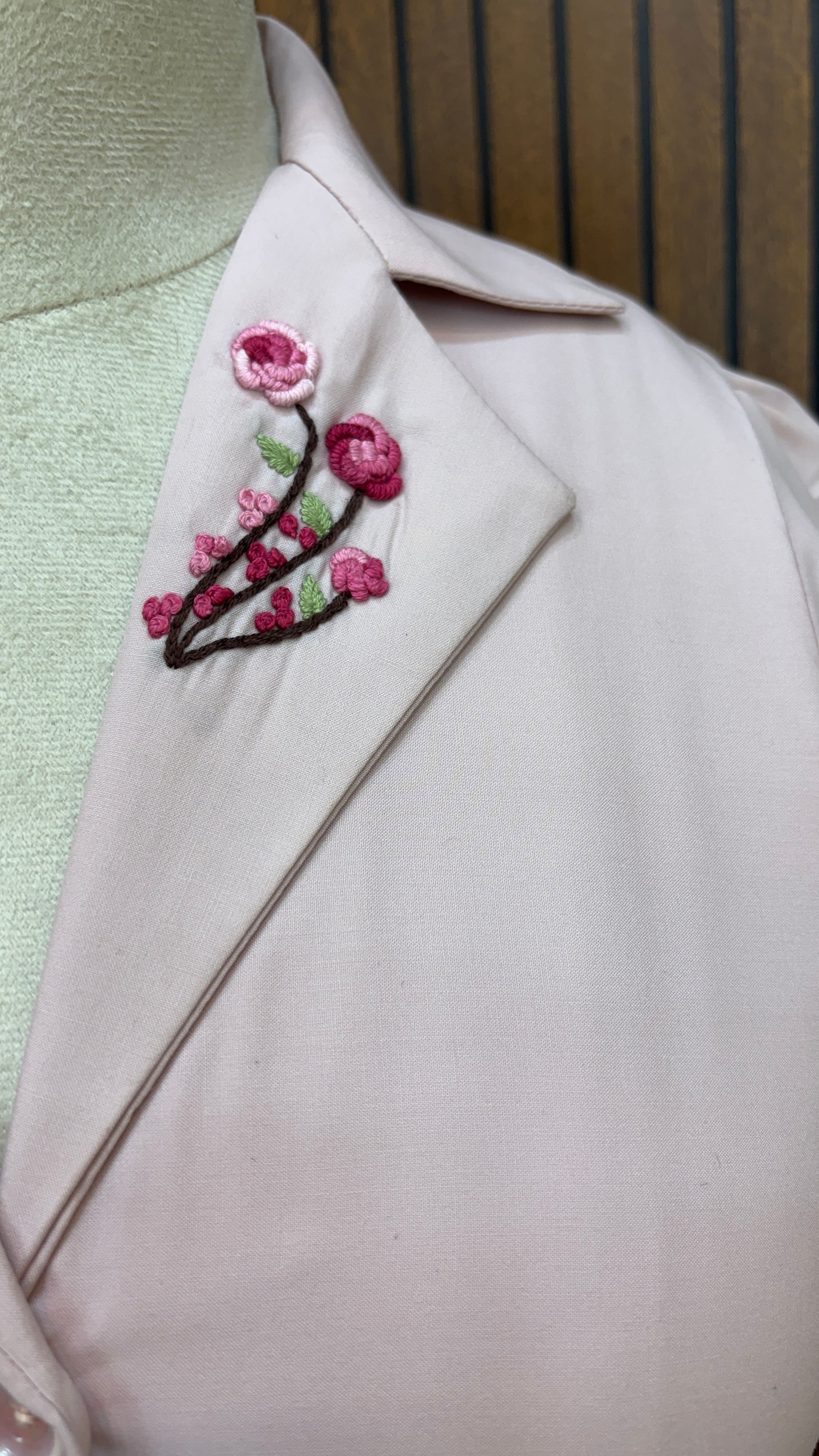 Rosé Verde – RÉNASH's Hand Embroidered Dress